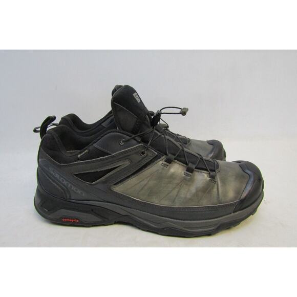 Salomon Mens Size 12 M Gray Black Lace Up Comfort Active Ankle Hiking Shoes main image 9
